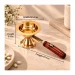 Handheld Pure Brass Aarti Diya Dhoop Lamp in Traditional Home Mandir