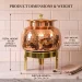 7 Litre Pure Copper Matka Dispenser Dimensions 32cm Height 24cm Width Net Weight 1.9kg