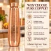 1L Pure Copper Water Bottle & 2 Glasses Set – Polo Etched - Amazon Official Listing Image