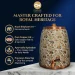 Handcrafted Royal Elephant Enamel Artwork Detail and Solid Brass Drip-Free Flow Tap
