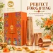 1L Pure Copper Water Bottle & 2 Glasses Set – Polo Etched - Amazon Official Listing Image