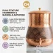 Ayurvedic Tamra Jal Wellness Routine Storing Drinking Water Overnight in Pure Copper Matka for Digestion and Immunity