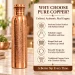 1L Pure Copper Water Bottle & 2 Glasses Set – Floral Etched - Amazon Official Listing Image