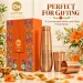 1L Pure Copper Water Bottle & 2 Glasses Set – Half Hammered - Amazon Official Listing Image