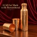 1L Pure Copper Water Bottle & 2 Glasses Set – Hand Hammered - Amazon Official Listing Image