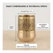Pure Brass Royal Curved Hand-Engraved Water Tumbler