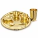 Border Pure Brass Thali Set, 6 Pieces (32 cm Plate) - 01_main_B0HM4WP3ZK.webp