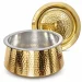 Authentic Pure Brass Biryani Handi with Lid & Kalai Tin Lining (2 Litres) - Slide 1