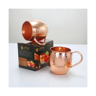 400ml Pure Copper Moscow Mule Mug Height, Diameter, and Weight Specifications