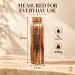 1L Pure Copper Water Bottle Hammered Cylindrical Lifestyle Tabletop Display