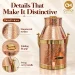 Golta Copper Dispenser Solid Brass Handles and Leak-Proof Tap Details