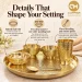 Signature Pure Brass Thali Set, 6 Pieces (30 cm Plate) - 04_pt03_B0HM4YM6GZ.webp