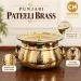 Traditional Punjabi Pure Brass Pateeli with Lid & Kalai Tin Lining (2.5 Litres) - Slide 4