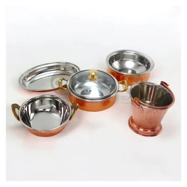 Serving Handi, Chicken Handi & Daal Balti Set of 5