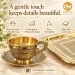 Copper Master Handcrafted Brass Cup Saucer 9Pc Care 1600