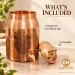 Rudra Copper Water Dispenser Complete Box Contents and Lid