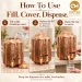 Sheetal Copper Water Dispenser Daily Tamra Jal Preparation Guide