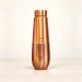 1L Pure Copper Water Bottle Half Hammered Artisanal Finish Centered Hero View
