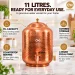 11 Litre Pure Copper Water Dispenser Specifications Dimensions Card