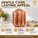 Natural Lemon and Salt Cleaning Instructions for Large Copper Vessel
