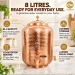 Daily Ayurvedic Healthy Hydration for Family Living in Pure Copper Vessel