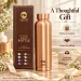 Copper Master Handcrafted Copper Bottle Calliber Matt 1L Gift Box 1600