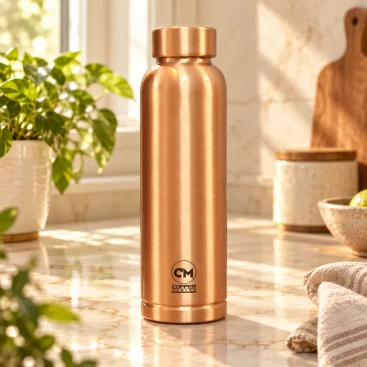 Copper Master Handcrafted Copper Bottle Calliber Matt 1L Hero 1600