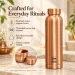 Copper Master Handcrafted Copper Bottle Calliber Matt 1L Lifestyle 1600