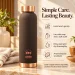 Copper Master Handcrafted Copper Bottle Deco Brown 1L Care Guide 1600