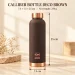 Copper Master Handcrafted Copper Bottle Deco Brown 1L Dimensions 1600