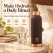 Copper Master Handcrafted Copper Bottle Deco Brown 1L Morning Ritual 1600