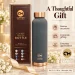 Copper Master Handcrafted Copper Bottle Deco Grey 1L Gift 1600