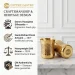 Hand Carved Floral Artwork and Ergonomic Hourglass Damru Silhouette Detail