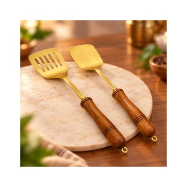 Pure Brass Skimmer & Curve Turner Set (Set of 2) - Copper Master