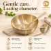 Copper Master Handcrafted Pure Bronze Serving Bowl Spoon Care 1600