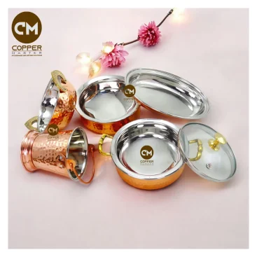 Serving Handi, Chicken Handi & Daal Balti Set of 5